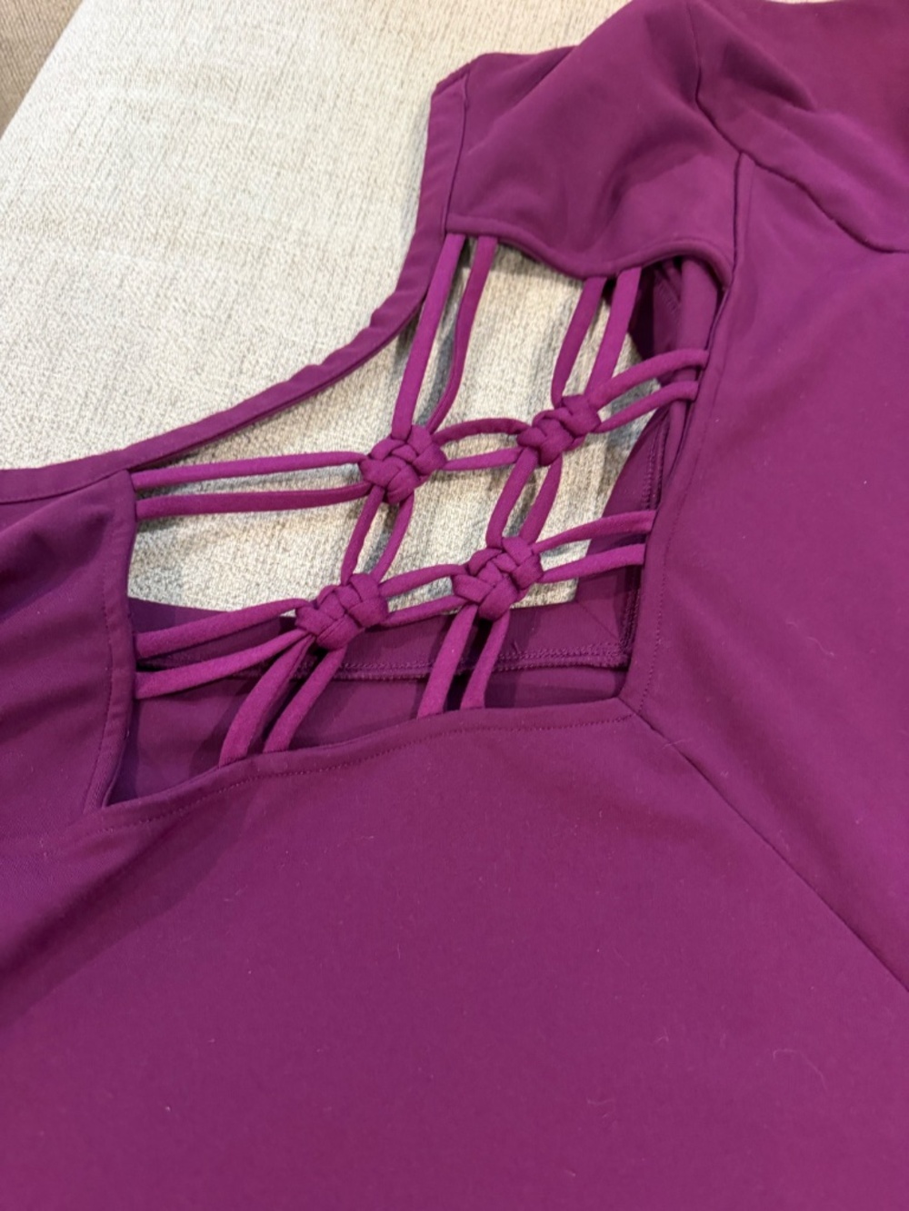 LIVI Active Macrame-Back Dress (Sz 22/24) - Picture 3 of 5